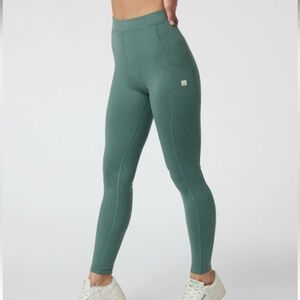 Vuori Granite Pocket Leggings - Sea Pine Heather